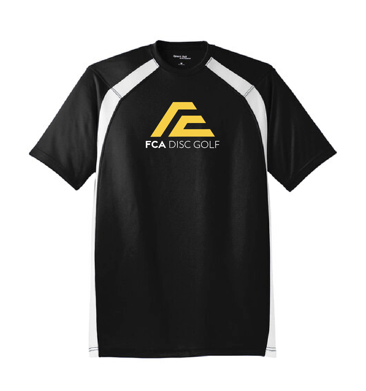 FCA Disc Golf Sport-Tek Dry Zone Colorblock Crew