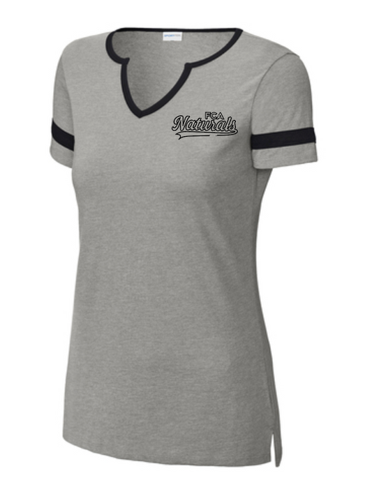 FCA Naturals Women’s Halftime Notch Neck Tee