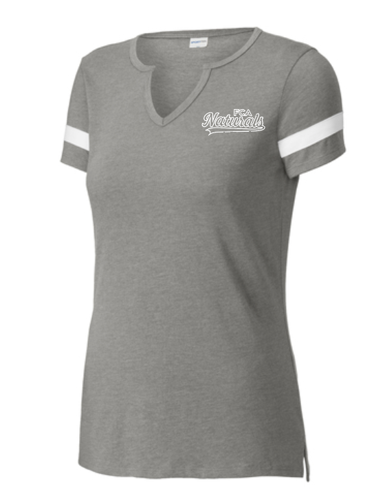 FCA Naturals Women’s Halftime Notch Neck Tee