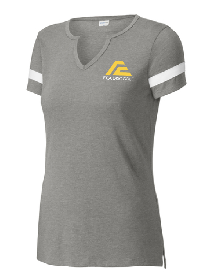 FCA Disc Golf Women’s Halftime Notch Neck Tee
